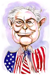 Elliott Carter (caricature)
